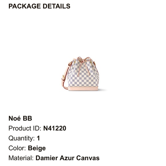 Louis Vuitton Noé BB - Picture 7 of 7